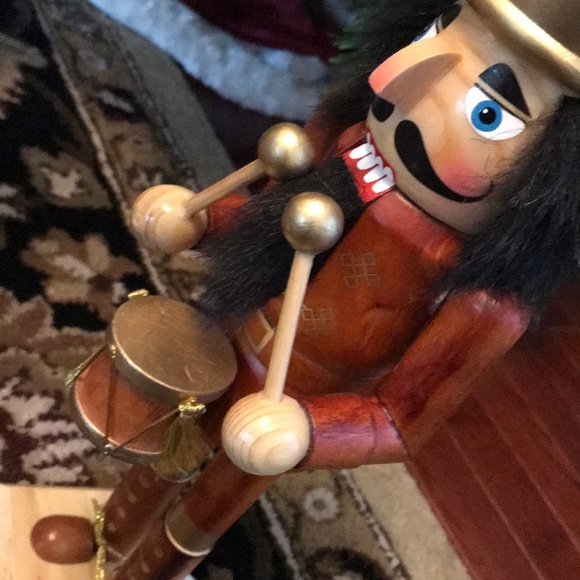 🆕 Nutcracker Wooden 15” Drummer - Picture 8 of 8